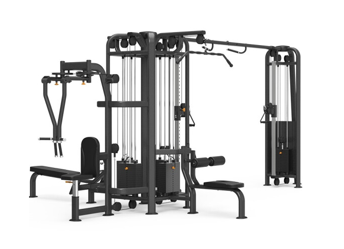 尊龙时凯四方位多功能训练架360综合训练器健身房专用 9028B五方位训练架