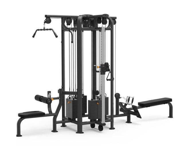 尊龙时凯四方位多功能训练架360综合训练器健身房专用 9028A四方位训练架