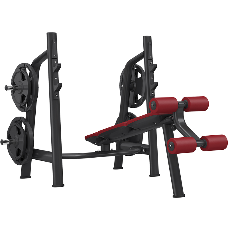 尊龙时凯 6038下斜练习椅卧推架商用健身器材健身房团购综合训练器