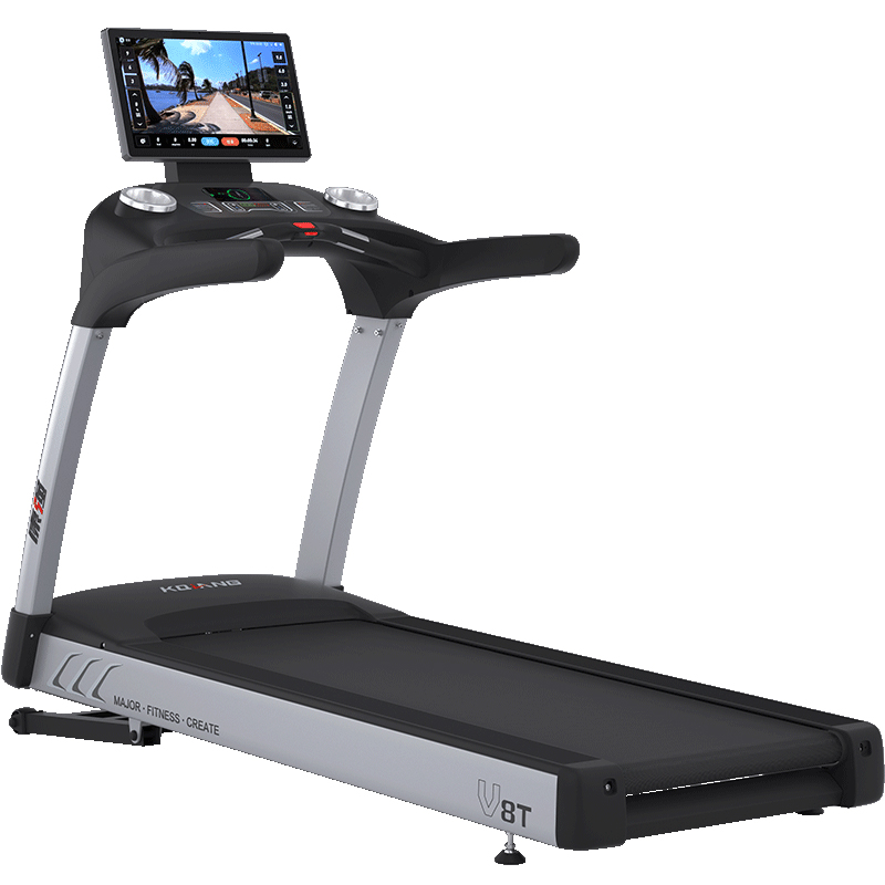 尊龙时凯家用商用V8T健身房大屏多功能交流电动室内跑步机V8T