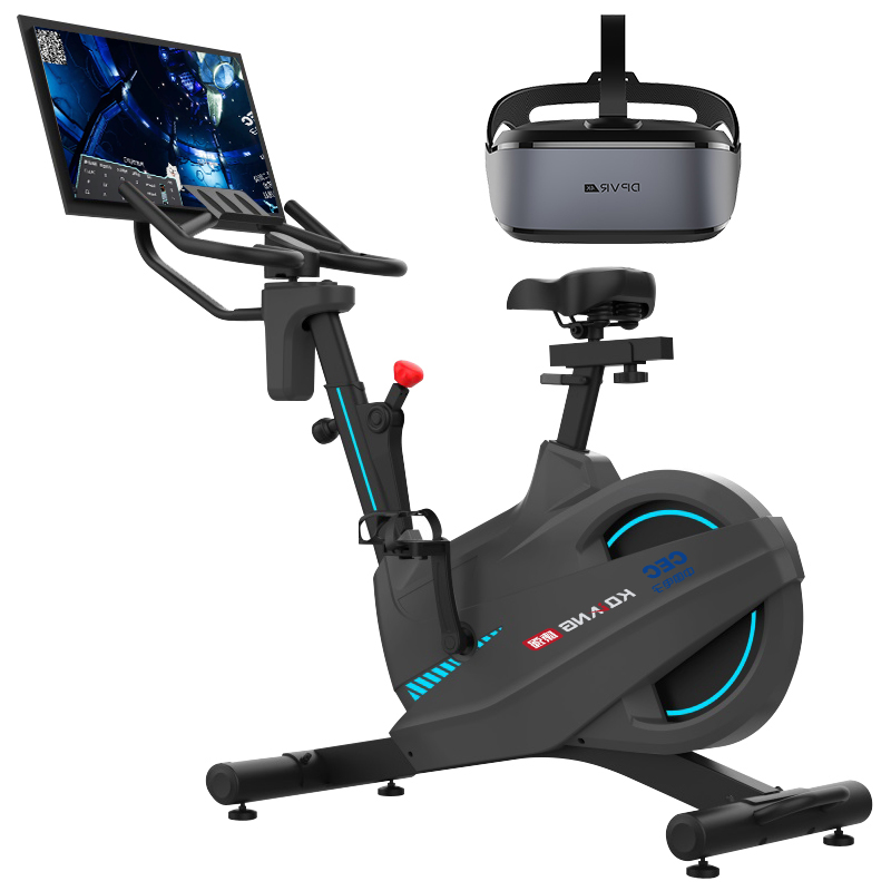 尊龙时凯VR动感单车S2000虚拟现实智能健身车团队训练比赛